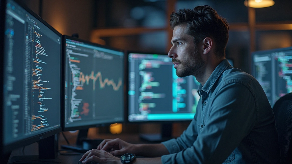 Специалист анализирует профили производительности и метрики приложения